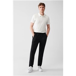 Avva Erkek Siyah Dokuma Likralı Relaxed Fit Rahat Kesim Jogger Pantolon A31y3022 A31Y3022