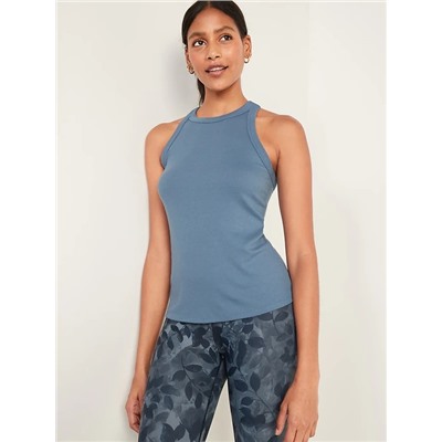 UltraLite Racerback Rib-Knit Performance Tank for Women