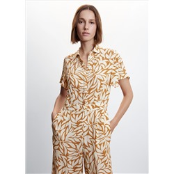 Mono camisero estampado