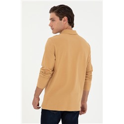 Erkek Camel Basic Sweatshirt