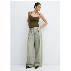 Top tirantes cuello escotado