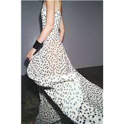 POLKA DOT MAXI DRESS