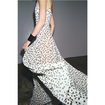 POLKA DOT MAXI DRESS