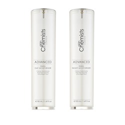 skinChemists Advanced Snail Day Moisturizer and Night Moisturizer 2-Piece Set