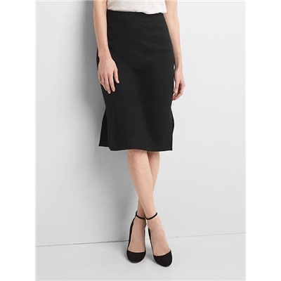 Ponte pencil skirt