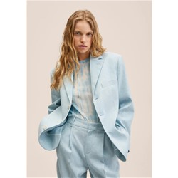 Americana lino oversize -  Mujer | MANGO OUTLET Melilla