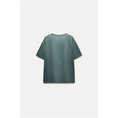 MINIMALIST MERCERISED THREAD T-SHIRT