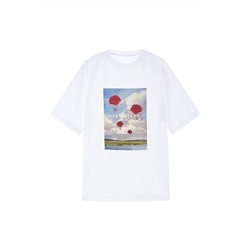 Camiseta Blanco y rojo