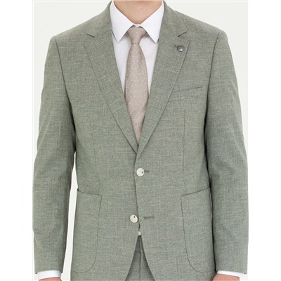 Açık Yeşil Ekstra Slim Fit Takım Elbise