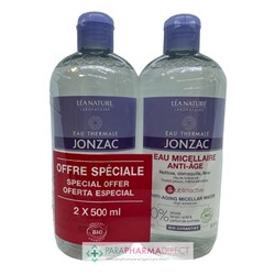 Eau Thermale Jonzac - Sublimactive - Eau Micellaire Anti-Age BIO 2x500mlLot  × 2
