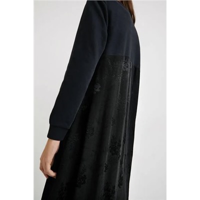 Vestido sudadera midi