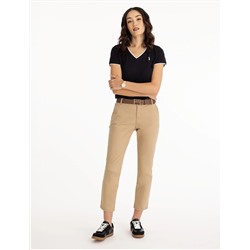 DOUBLE BAND V-NECK T-SHIRT