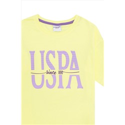 Kız Çocuk Açık Sarı Pijama Takımı