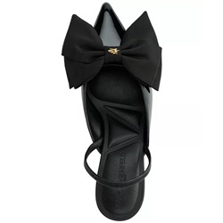 KARL LAGERFELD PARIS Women's Sharla Bow Slingback Pumps