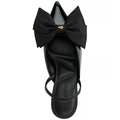 KARL LAGERFELD PARIS Women's Sharla Bow Slingback Pumps