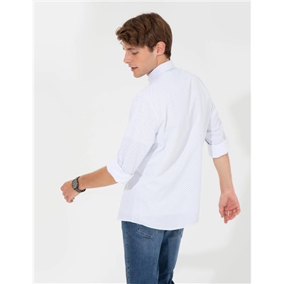 Saks Slim Fit Uzun Kollu Gömlek
