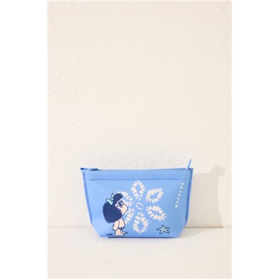 Neceser pequeño Mafalda azul