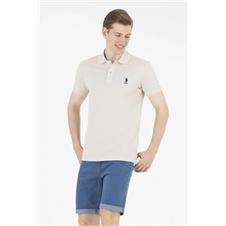 Erkek Taş Basic Polo Yaka Tişört
