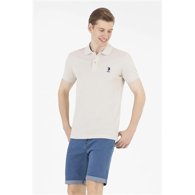 Erkek Taş Basic Polo Yaka Tişört