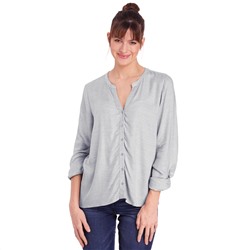 Damen Bluse im meliertem Look