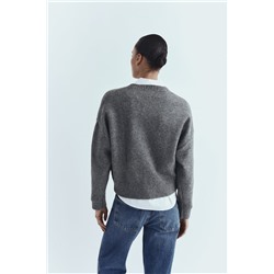 PLAIN SOFT KNIT SWEATER