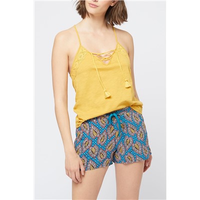 Top lencero Vaina Mostaza