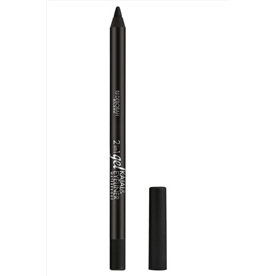 Deborah 2in1 Gel Kajal & Eyeliner Pencil Göz Kalemi 01 Siyah wtsgk0x44