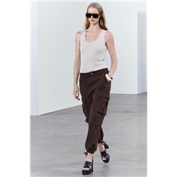SLEEVELESS RIBBED TOP