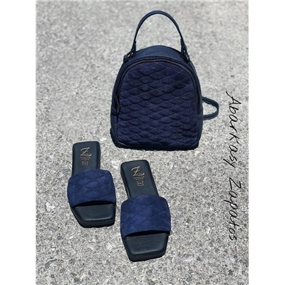Ab.Zapatos 3420 Marino+AB.Z · Pelle · mochila 421 (650) Marino АКЦИЯ &##x1f4a5;