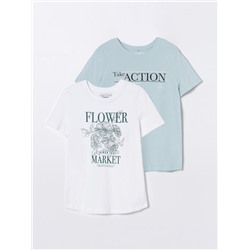 PACK OF 2 PRINTED T-SHIRTS