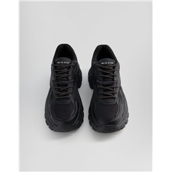 Contrast studded sole trainers
