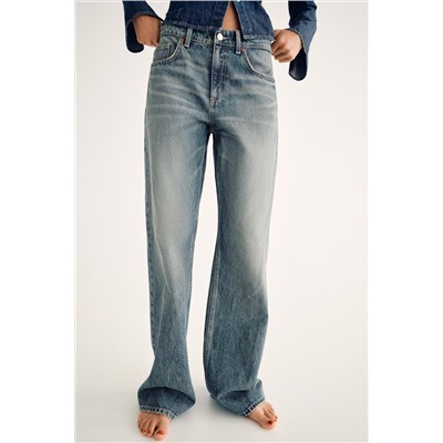 TRF WIDE-LEG MID-RISE FULL LENGTH JEANS
