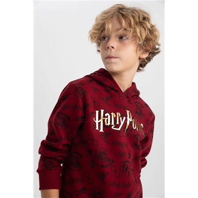 Defacto Erkek Çocuk Harry Potter Regular Fit Kapüşonlu Sweatshirt T2567A623WN