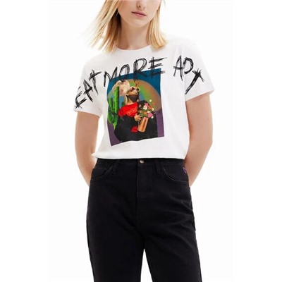 Camiseta arty "Eat More Art"