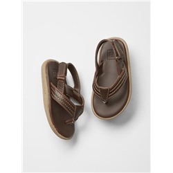 Ankle-strap flip flops