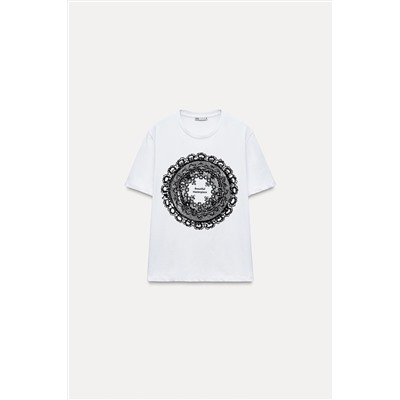LACE FRONT T-SHIRT