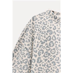 ANIMAL PRINT OVERSIZED T-SHIRT