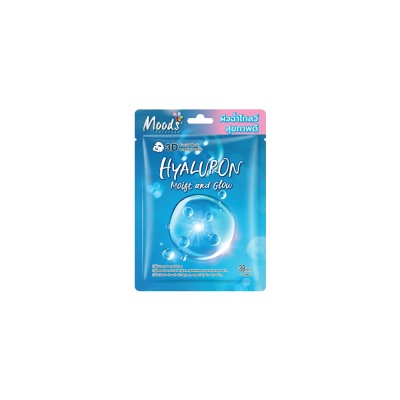 Тканевая маска Moods Skin Care Hyaluron Moist And Glow 3D Facial Mask