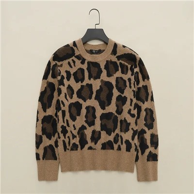 Женский пуловер с леопардовым принтом  C&*A