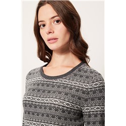 Jersey Antracita y crema