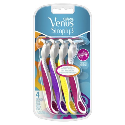 Simply3 Women's Disposable Razors