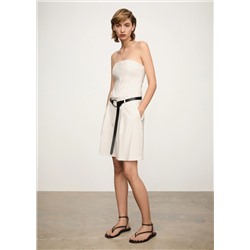 Top bandeau rayas