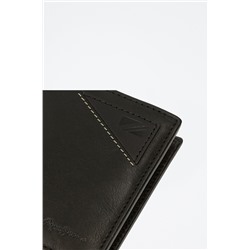 Monedero de piel Striking Negro