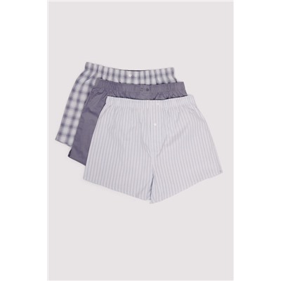 Pack 3 calzoncillos popelín estampados