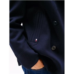 Classic Wool-Blend Peacoat