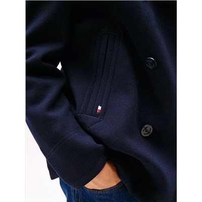 Classic Wool-Blend Peacoat