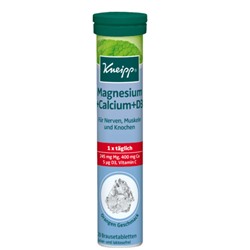 Magnesium + Calcium + D3 Brausetabletten 20 St., 90 g