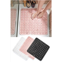 MODGER Kare Masajlı Silikon Banyo & Duş Kaydırmazı Pembe Renk mdgr-pmbe