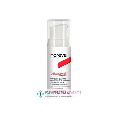 Noreva Sensidiane Palpebral Crème Anti-Grattage Peaux Sensibles à Intolérantes 20ml