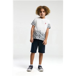 U.S. Polo Assn., U.S. Polo Assn. Erkek Çocuk , Lisanslı, T-shirt Şort , Alt Üst Takım